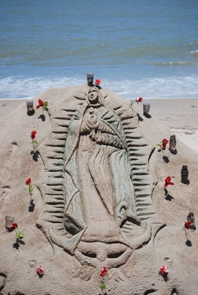 Beach Madonna by Ruben Briseno Reveles