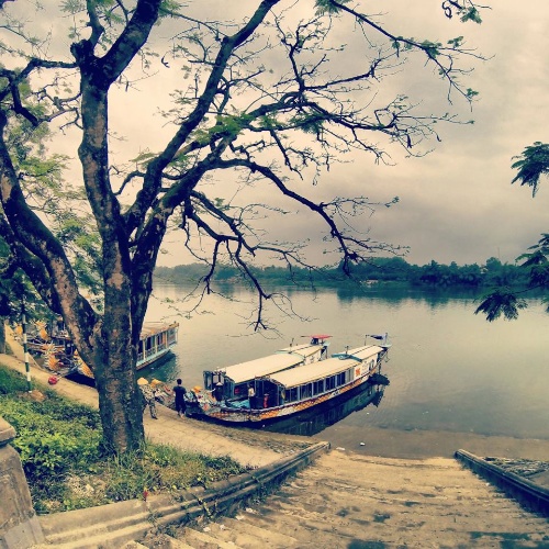 HUE RIVER, VIETNAM by Baxter Jackson