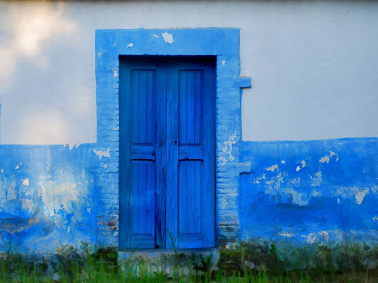 BLUE DOOR by Ruben Briseno Reveles