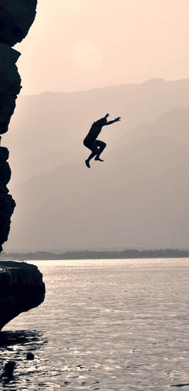 CLIFF JUMP by Baxter Jackson border=