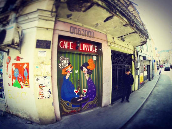 Cafe Linville Tibilisi, Georgia by Baxter Jackson
